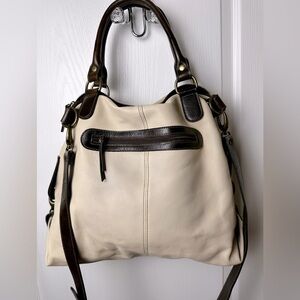 Borgo Degli Etruschi premium leather made in Italy handbag, large NWT